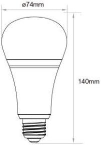Afbeelding laden in galerijviewer, Mi-light miboxer zigbee rgb-cct led e27 gls 12w - led0276
