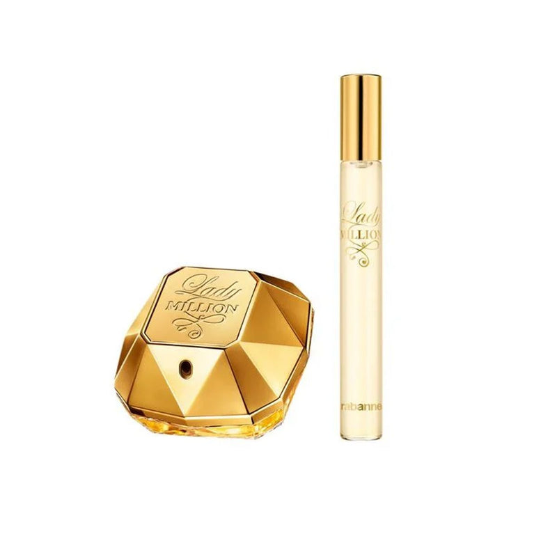Afbeelding laden in galerijviewer, Paco rabanne lady million geschenkset dames edp 50ml
