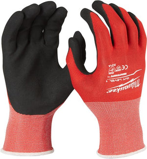 Milwaukee accessoires milwaukee snijklasse 1gedimde handschoenen. cut niveau 1 handschoenen - xxl 11 - 1pc - 4932471419