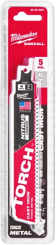 Afbeelding laden in galerijviewer, Milwaukee accessoires milwaukee heavy duty torch™ met nitrus carbide™ | tct torch nitrus 150mm x 8 tpi | 5 pc - 48475561
