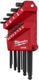Milwaukee inbussleutelset imperial | 9-delig - 4932493615