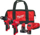 Milwaukee m12 blpp2b-422b m12 powerpack | m12 blpdrc, m12 blidrc, m12 4,0 ah, m12 2,0 ah, c12 c lader, contractor bag - 4933500425