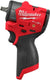 Milwaukee m12 fsciwf38-0 m12 fuel sub-compacte 3 8 accu slagmoersleutel | met frictiering | 12v | zonder accu's en lader - 4933498969