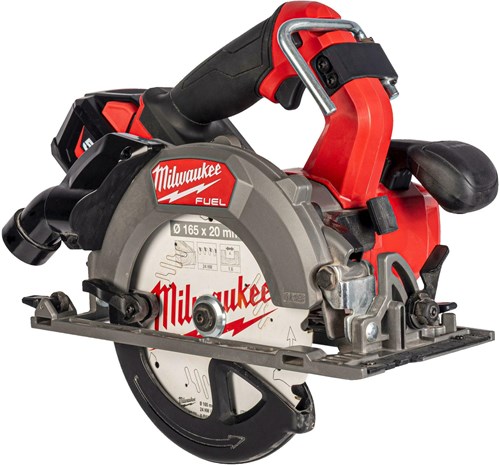 Afbeelding laden in galerijviewer, Milwaukee m18 fcsdc165-552c | fuel accu cirkelzaag 18v 165mm in transportkoffer (2x 5.5ah accu + m12-18 fc lader) - 4933499997
