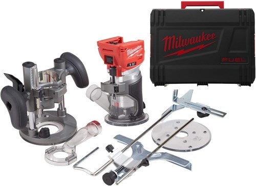Afbeelding laden in galerijviewer, Milwaukee m18 ftr8-0x kantenfrees | 18v | excl. accu's en lader in hd box - 4933479073
