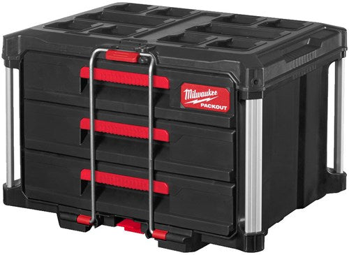 Afbeelding laden in galerijviewer, Milwaukee packout toolbox | met 3 lades - 4932472130

