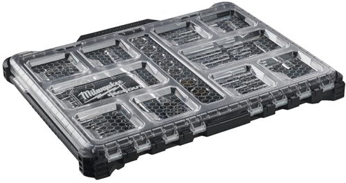 Afbeelding laden in galerijviewer, Milwaukee ratel- en dopsleutelset packout metrisch ¼ ½ (63-delig) - 4932493661
