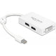 Delock mini displayport naar displayport hdmi dvi adapter (wit)