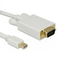 Delock mini displayport > vga adapter (wit, 1 meter)
