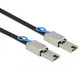Delock mini sas 26-pin > mini sas 26-pin (sff 8088) kabel (zwart, 1 meter)