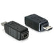Delock adapter usb 2.0, micro-b > mini-b (zwart, 65063)