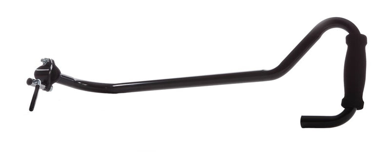 Afbeelding laden in galerijviewer, duwstang fietstrainer 67 cm staal zwart
