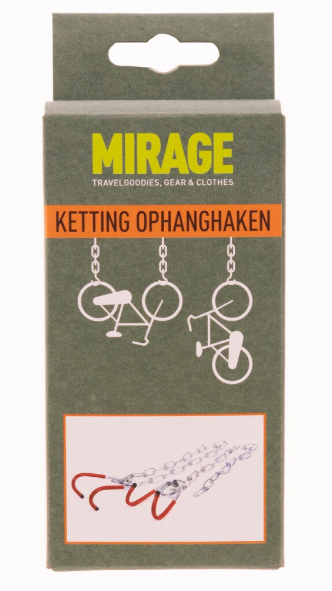 Afbeelding laden in galerijviewer, Set ophanghaken met ketting geplastificeerd

