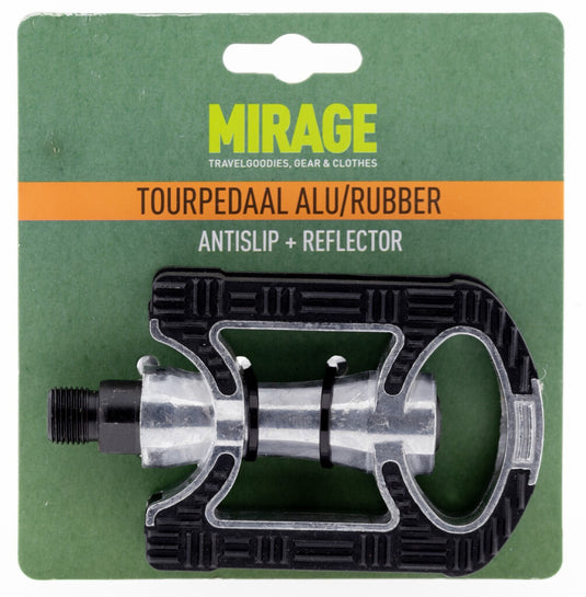 Pedalen Mirage Anti-Slip Aluminium zilver