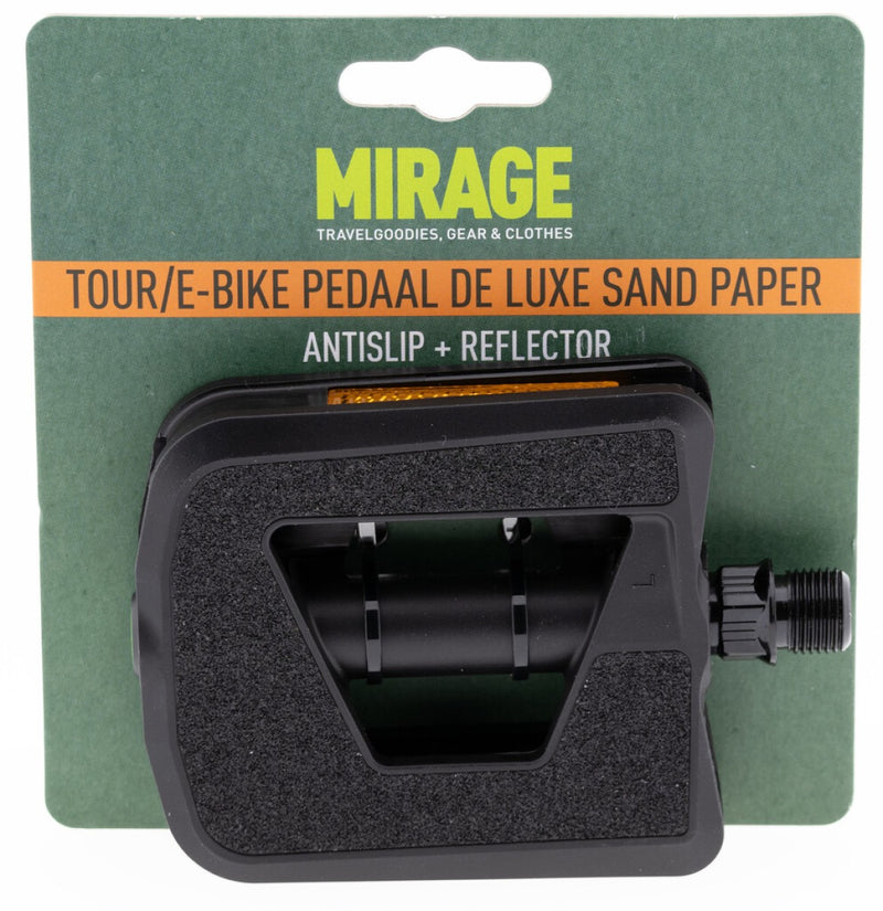 Afbeelding laden in galerijviewer, Mirage pedalen tour ebike deluxe kunststof sandpaper zwart
