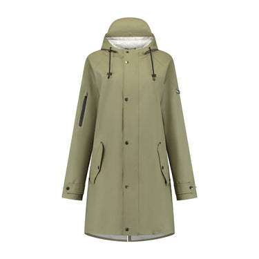 Mirage regenjas rainfall trenchcoat - maat m - gemaakt van polyester soft touch - olive green