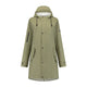 Mirage regenjas rainfall trenchcoat - maat s - gemaakt van polyester soft touch - olive green