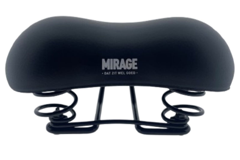 Afbeelding laden in galerijviewer, Buzaglo mirage zadel tour comfort met vering shorty, zwart
