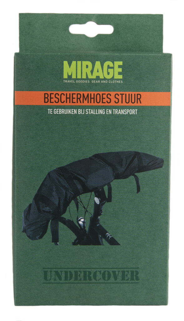 Afbeelding laden in galerijviewer, Mirage Beschermhoes voor fietsstuur zwart
