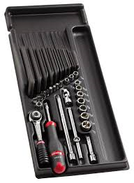 Facom module 1 4” 6-kant doppen - inbussleutels en bits - inch - mod.r161-1u