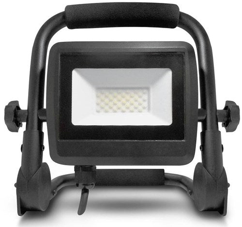 Afbeelding laden in galerijviewer, Enzo modee led bouwlamp 30w op statief 4000k ip65 - 5017591

