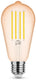 Enzo modee led st64 e27 4-28w 1800k filament amber dimbaar - led7470