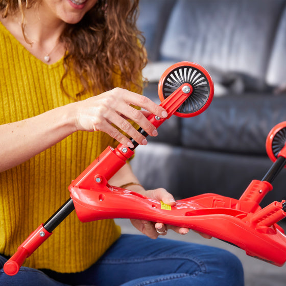 Afbeelding laden in galerijviewer, The bugs scuttlebug beetle loopfiets met 3 wielen junior rood zwart
