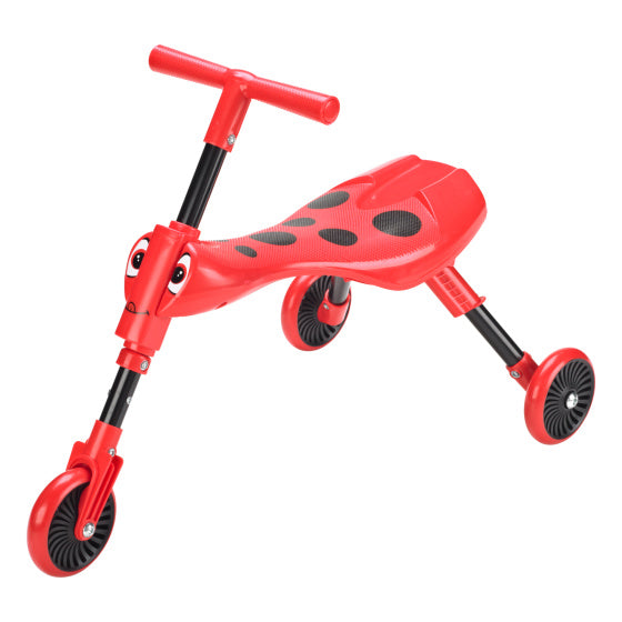 Afbeelding laden in galerijviewer, The bugs scuttlebug beetle loopfiets met 3 wielen junior rood zwart

