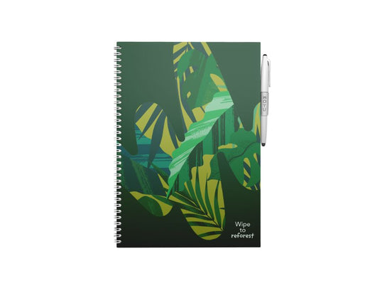 Moyu uitwisbaar notitieboek - hardcover a4 - safari nights