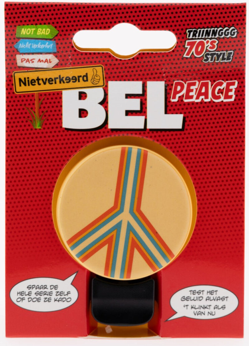 Afbeelding laden in galerijviewer, Nietverkeerd bel 70s 40mm peace
