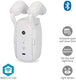 Nedis smartlife gordijnrobot | roede | gordijnen | batterij gevoed usb gevoed | 4000 mah | bluetooth® | wit - btmc10wt1pc