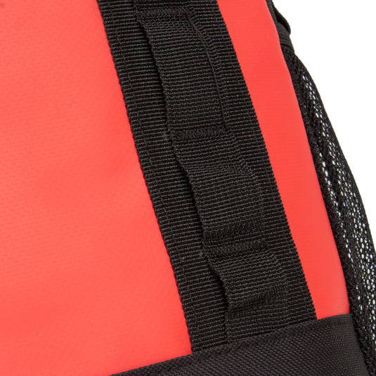 Bike carbon waterafstotende fietsschoudertas 24l rood
