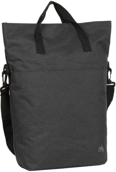 Afbeelding laden in galerijviewer, Bike drops shopper fietstas met schouderhengsel nylon 12l zwart
