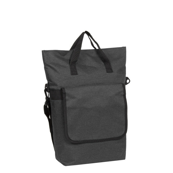 Afbeelding laden in galerijviewer, Bike drops shopper fietstas met schouderhengsel nylon 12l zwart
