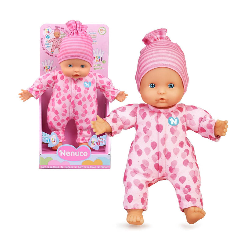 Afbeelding laden in galerijviewer, Nenuco zachte babypop 25cm met 3 functies
