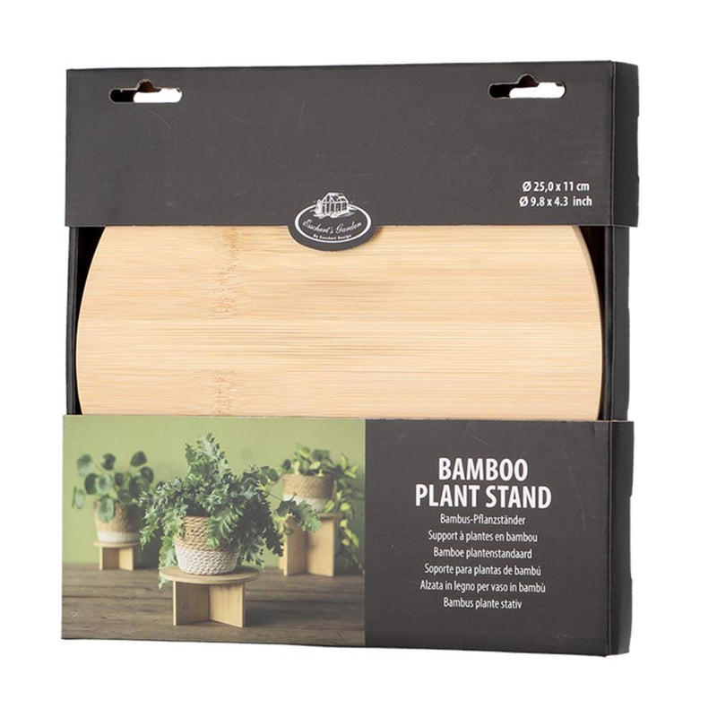 Afbeelding laden in galerijviewer, Esschert design plantentafeltje bamboe m dia25x11cm
