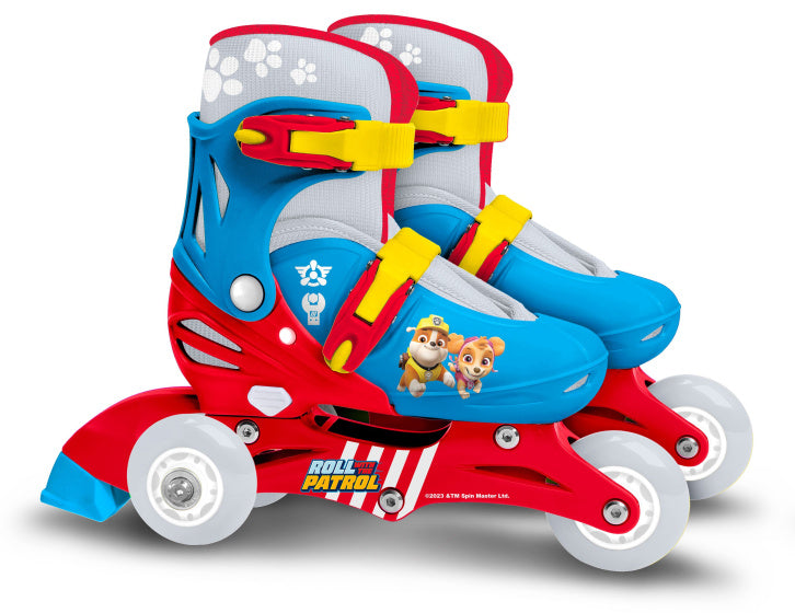 Afbeelding laden in galerijviewer, Nickelodeon paw patrol verstelbare twee in eén skate maat 27-30
