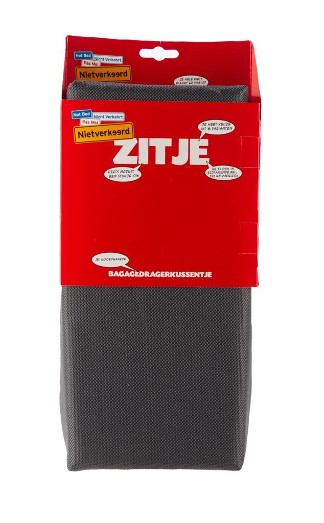 Afbeelding laden in galerijviewer, bagagedragerkussen 32 cm polyester donkergrijs
