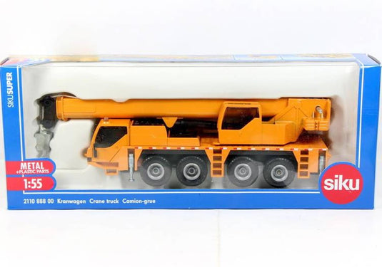 Siku 2110, kraanwagen, 1:55, metaal kunststof, geel, telescopische giek