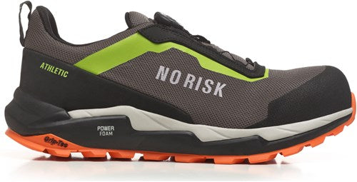 Afbeelding laden in galerijviewer, No risk athletic low fls orange green 1219.06 s3l | zwart | maat 39 - 5607421135394

