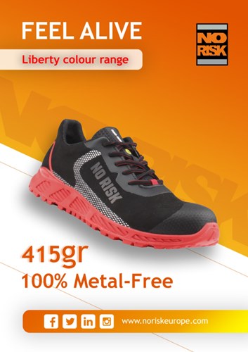 No risk red spider 1247.14 s3 | rood zwart | maat 44 - 00.071.049.44