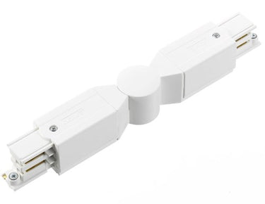 Nordic hoekstuk instelbaar tbv. rail wit 5050042