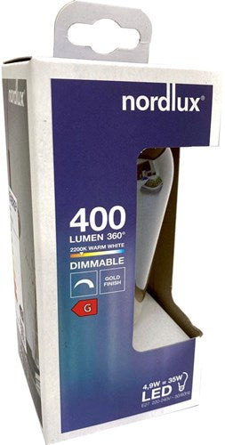 Enzo nordlux led st64 e27 4,9-35w 2200k filament spiraal gold dimbaar - 2760090