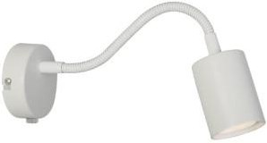 Afbeelding laden in galerijviewer, Enzo nordlux wandlamp explore flex gu-10 met schakelaar wit - 4800427
