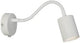 Enzo nordlux wandlamp explore flex gu-10 met schakelaar wit - 4800427