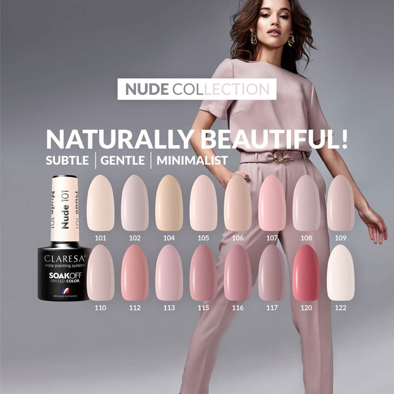 Afbeelding laden in galerijviewer, Claresa uv led gellak 5ml nude 109

