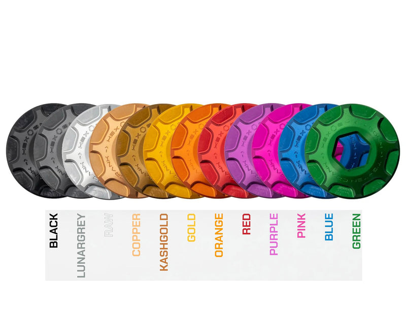 Afbeelding laden in galerijviewer, Oak components crank cap set for sram dub - m18 m30lh
