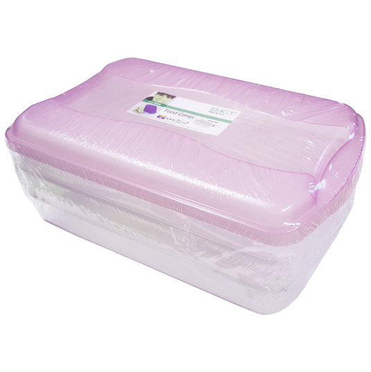 Okt vershouddozen easy fresh paars met deksel 3 stuks
