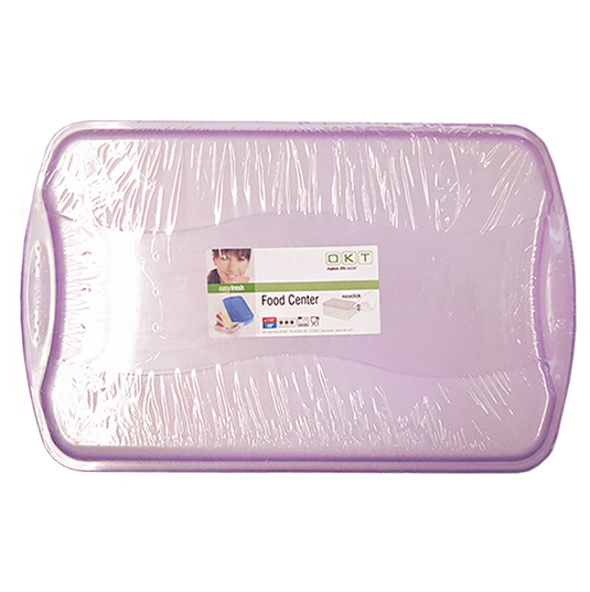 Okt vershouddozen easy fresh paars met deksel 3 stuks