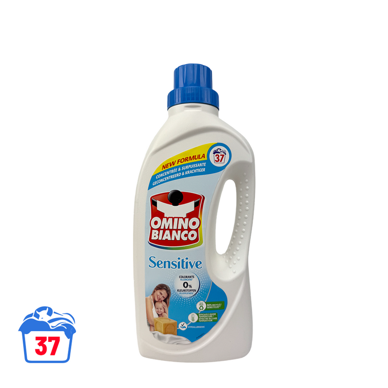 Afbeelding laden in galerijviewer, Omino bianco wasmiddel sensitive 1480ml
